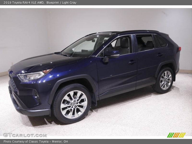 Blueprint / Light Gray 2019 Toyota RAV4 XLE AWD