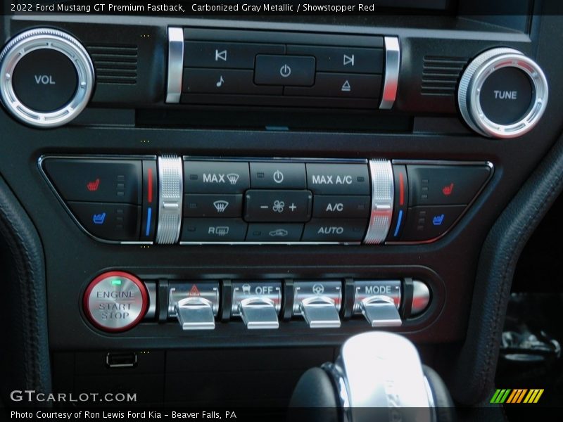 Controls of 2022 Mustang GT Premium Fastback