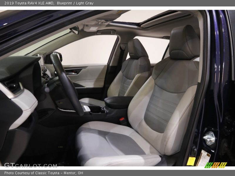 Blueprint / Light Gray 2019 Toyota RAV4 XLE AWD