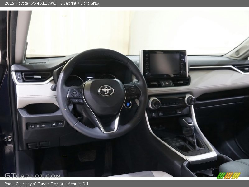 Blueprint / Light Gray 2019 Toyota RAV4 XLE AWD
