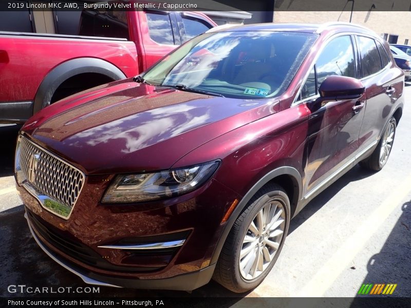 Burgundy Velvet Metallic / Cappuccino 2019 Lincoln MKC AWD