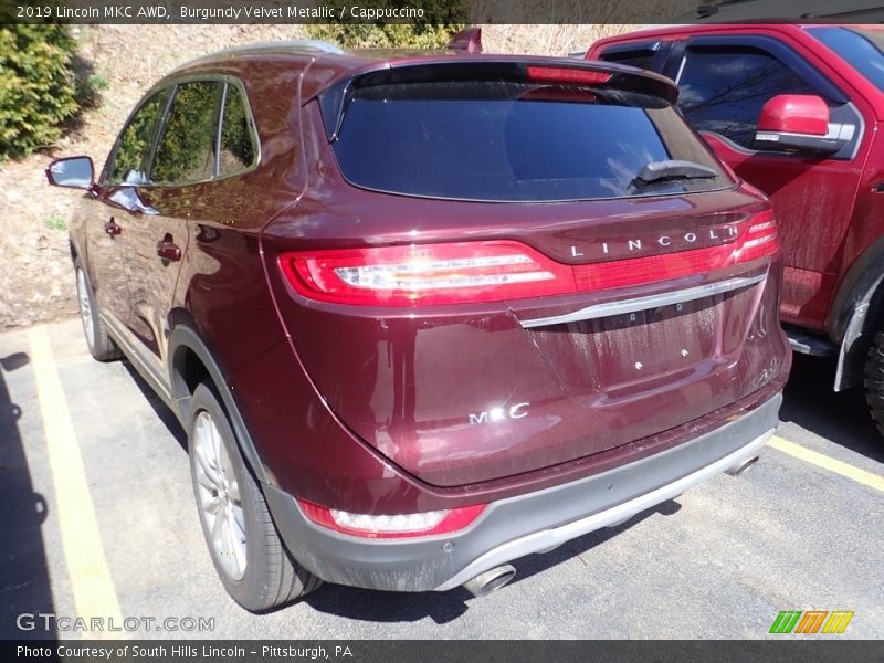 Burgundy Velvet Metallic / Cappuccino 2019 Lincoln MKC AWD