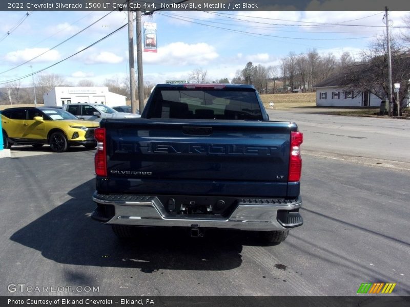 Northsky Blue Metallic / Jet Black 2022 Chevrolet Silverado 1500 LT Crew Cab 4x4