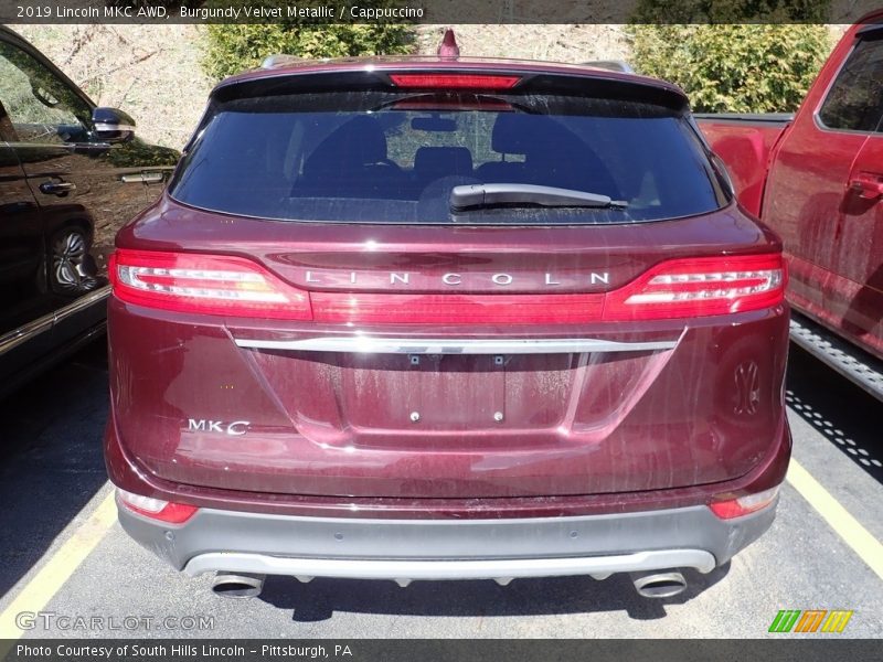 Burgundy Velvet Metallic / Cappuccino 2019 Lincoln MKC AWD