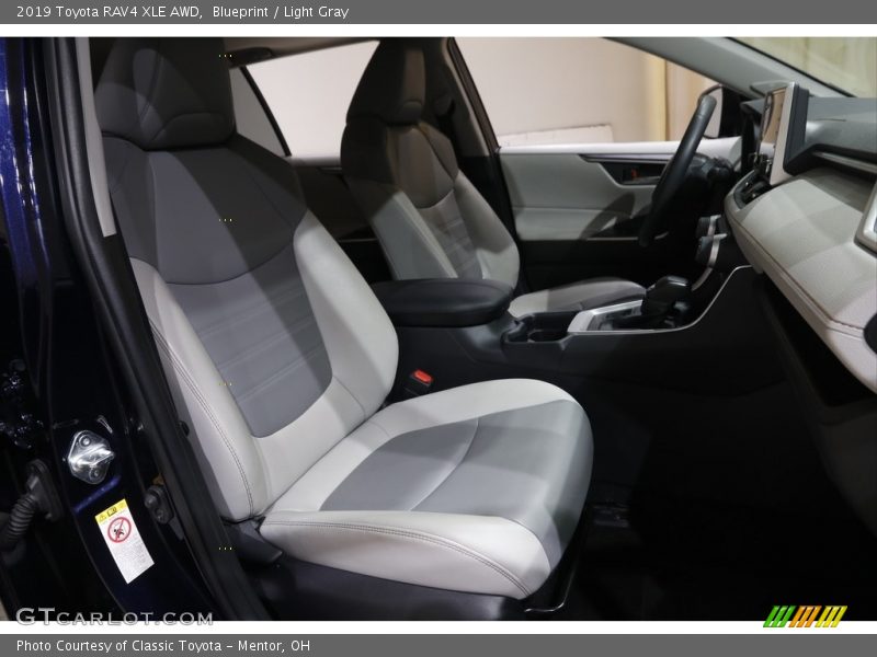 Blueprint / Light Gray 2019 Toyota RAV4 XLE AWD