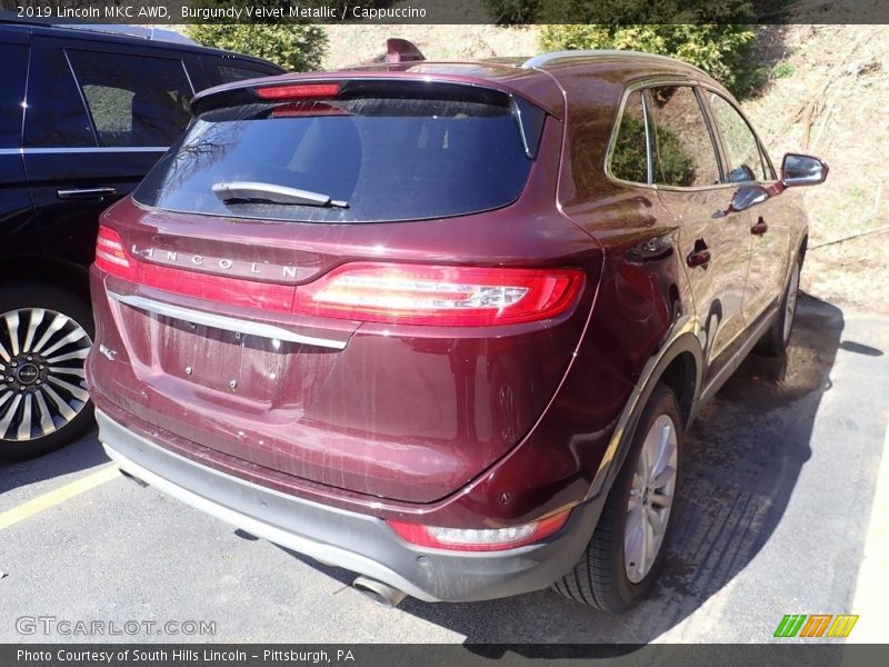 Burgundy Velvet Metallic / Cappuccino 2019 Lincoln MKC AWD