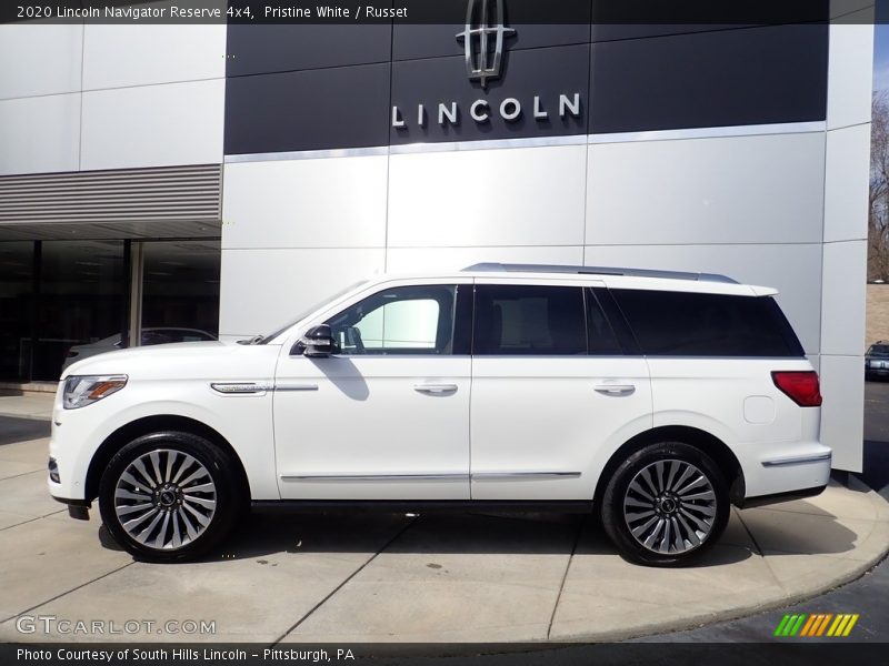 Pristine White / Russet 2020 Lincoln Navigator Reserve 4x4