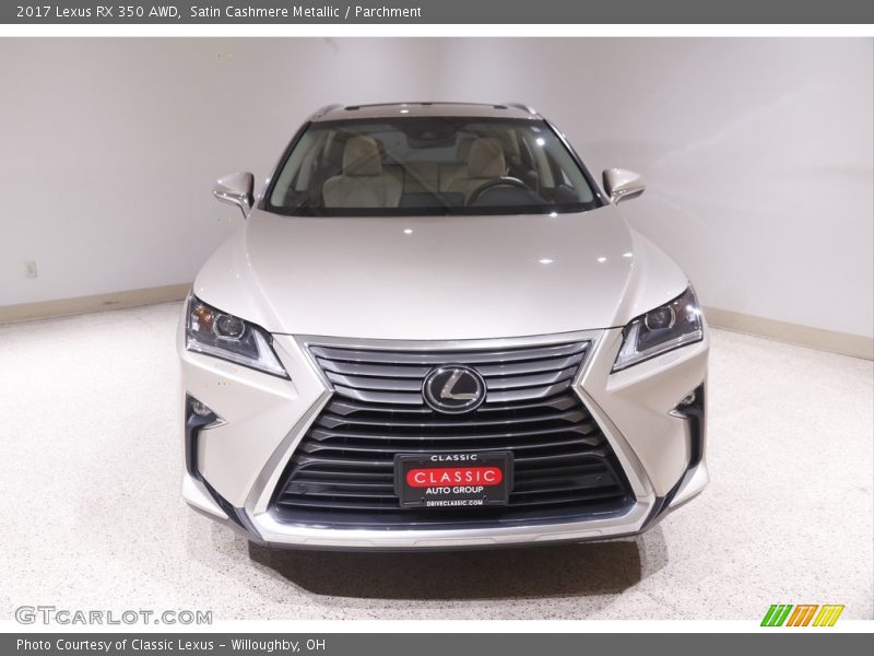 Satin Cashmere Metallic / Parchment 2017 Lexus RX 350 AWD