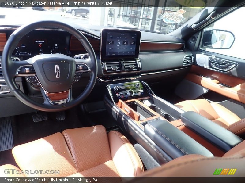 Pristine White / Russet 2020 Lincoln Navigator Reserve 4x4