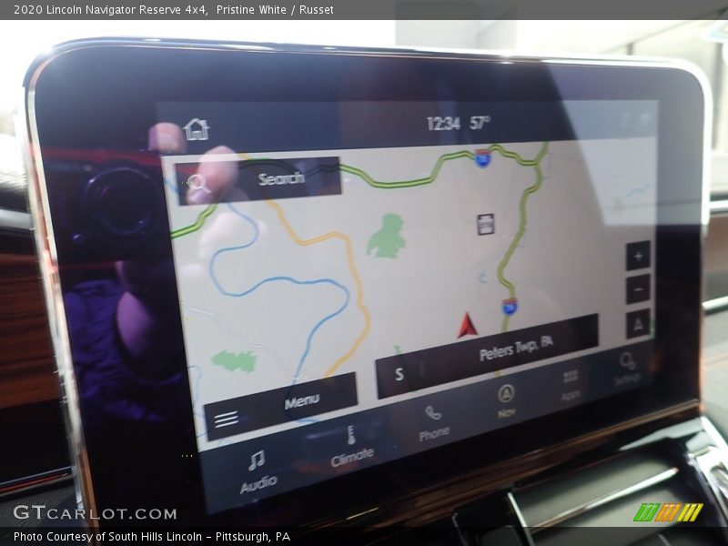 Pristine White / Russet 2020 Lincoln Navigator Reserve 4x4