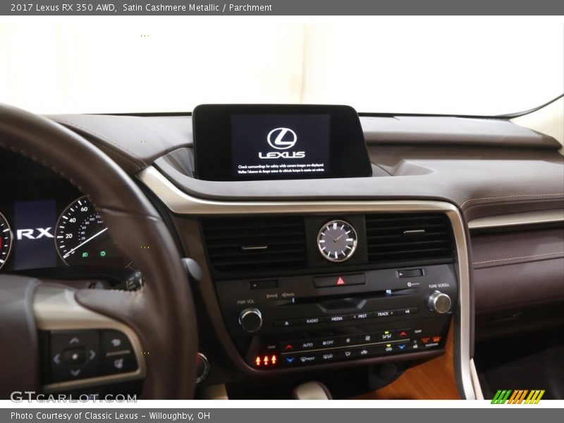 Satin Cashmere Metallic / Parchment 2017 Lexus RX 350 AWD