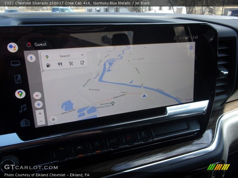 Navigation of 2022 Silverado 1500 LT Crew Cab 4x4