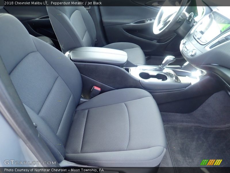 Pepperdust Metallic / Jet Black 2018 Chevrolet Malibu LT