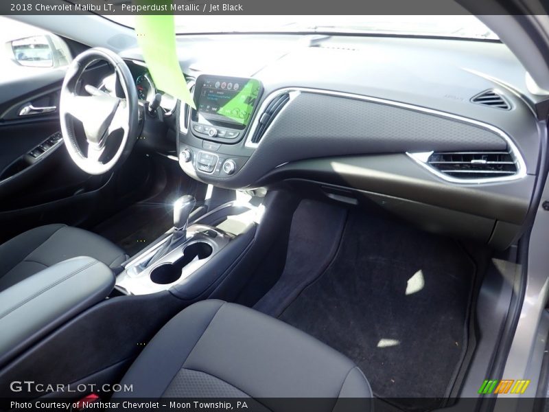 Pepperdust Metallic / Jet Black 2018 Chevrolet Malibu LT
