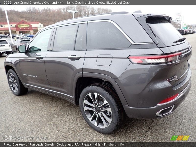 Baltic Gray Metallic / Global Black/Steel Gray 2022 Jeep Grand Cherokee Overland 4x4