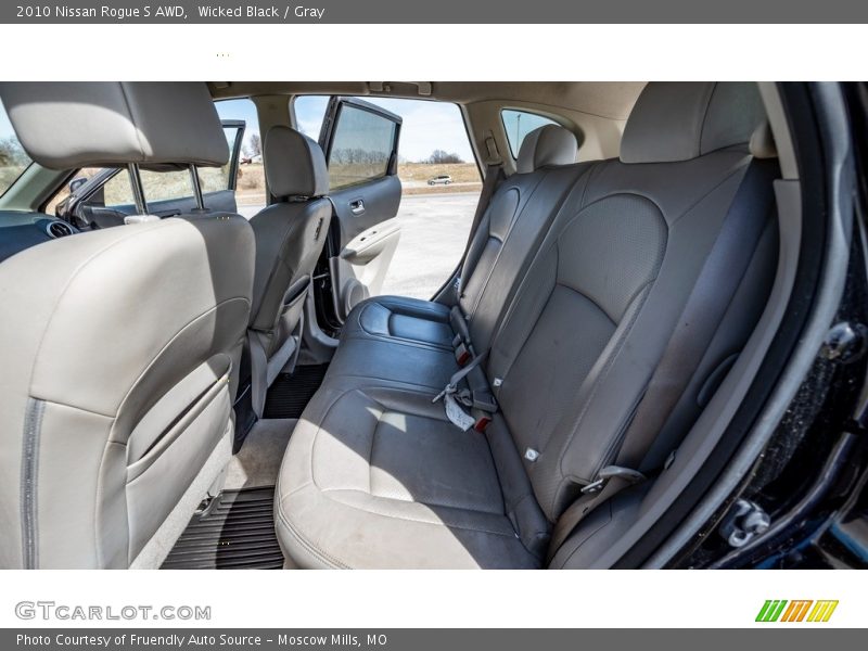 Wicked Black / Gray 2010 Nissan Rogue S AWD