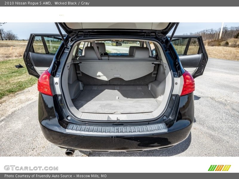 Wicked Black / Gray 2010 Nissan Rogue S AWD