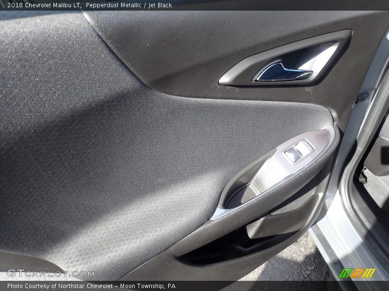 Pepperdust Metallic / Jet Black 2018 Chevrolet Malibu LT