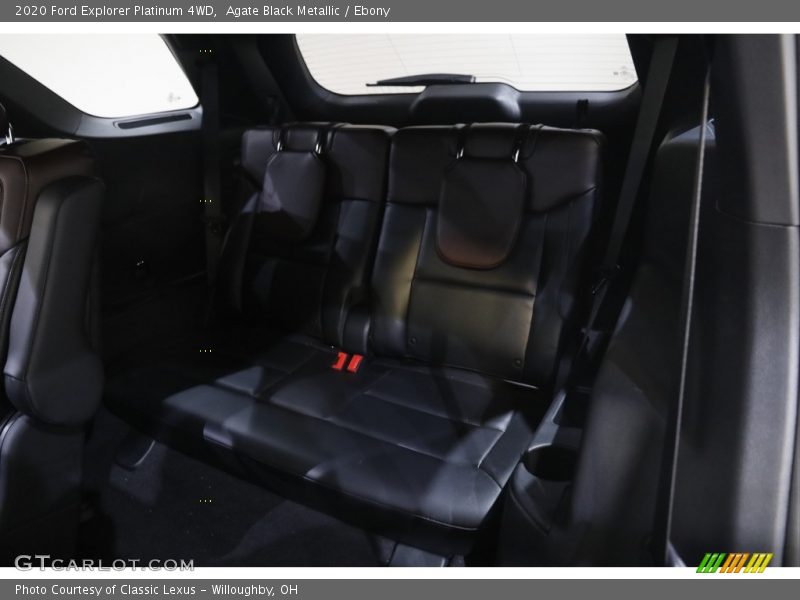 Agate Black Metallic / Ebony 2020 Ford Explorer Platinum 4WD
