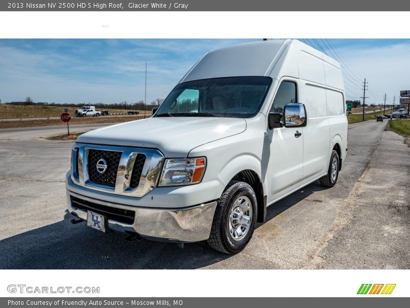 Glacier White / Gray 2013 Nissan NV 2500 HD S High Roof