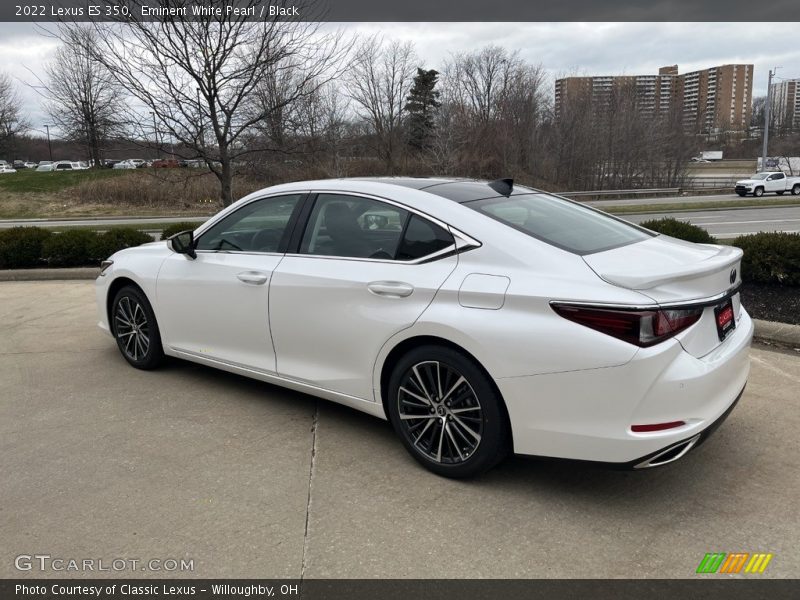 Eminent White Pearl / Black 2022 Lexus ES 350