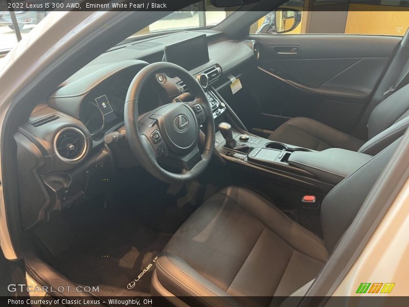 Eminent White Pearl / Black 2022 Lexus IS 300 AWD