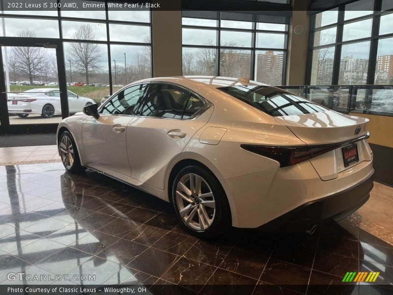 Eminent White Pearl / Black 2022 Lexus IS 300 AWD