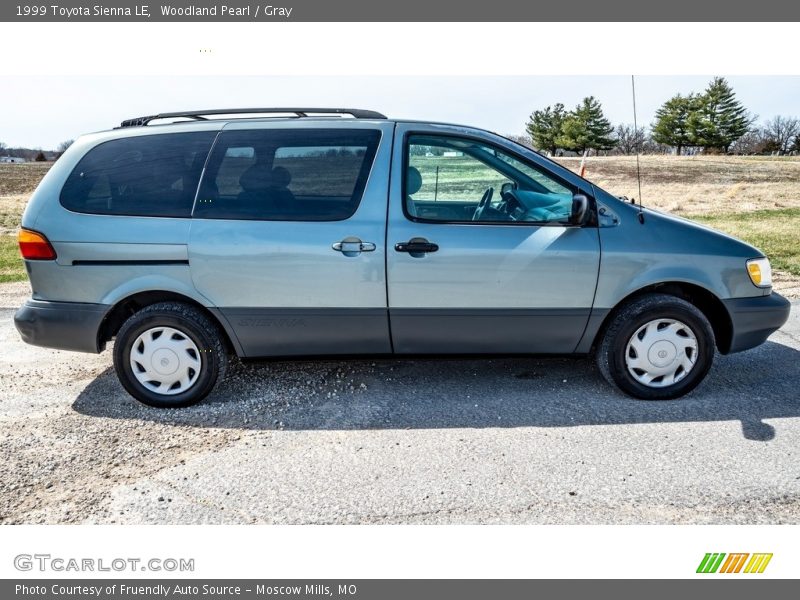Woodland Pearl / Gray 1999 Toyota Sienna LE