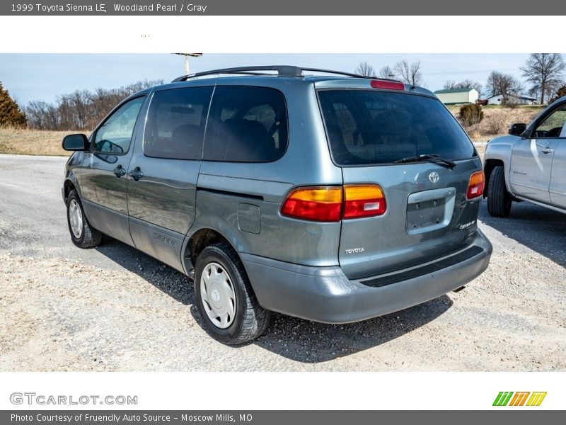 Woodland Pearl / Gray 1999 Toyota Sienna LE