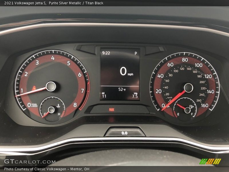  2021 Jetta S S Gauges