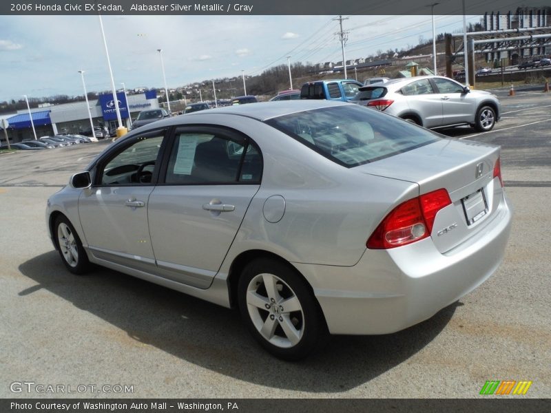 Alabaster Silver Metallic / Gray 2006 Honda Civic EX Sedan