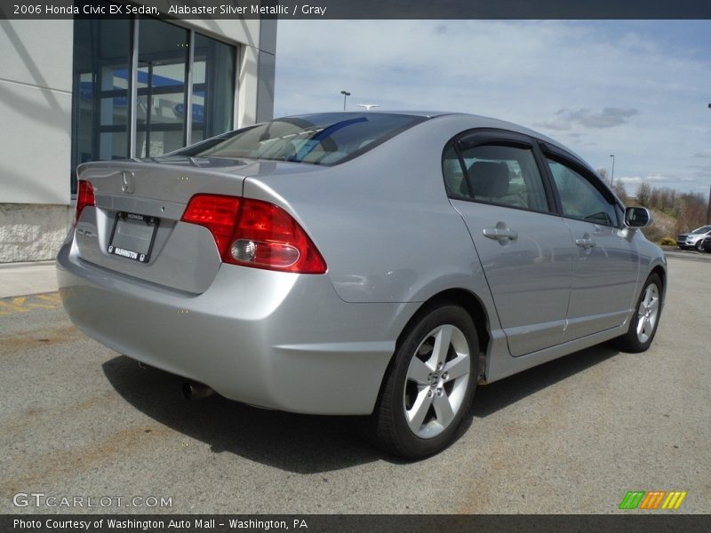 Alabaster Silver Metallic / Gray 2006 Honda Civic EX Sedan