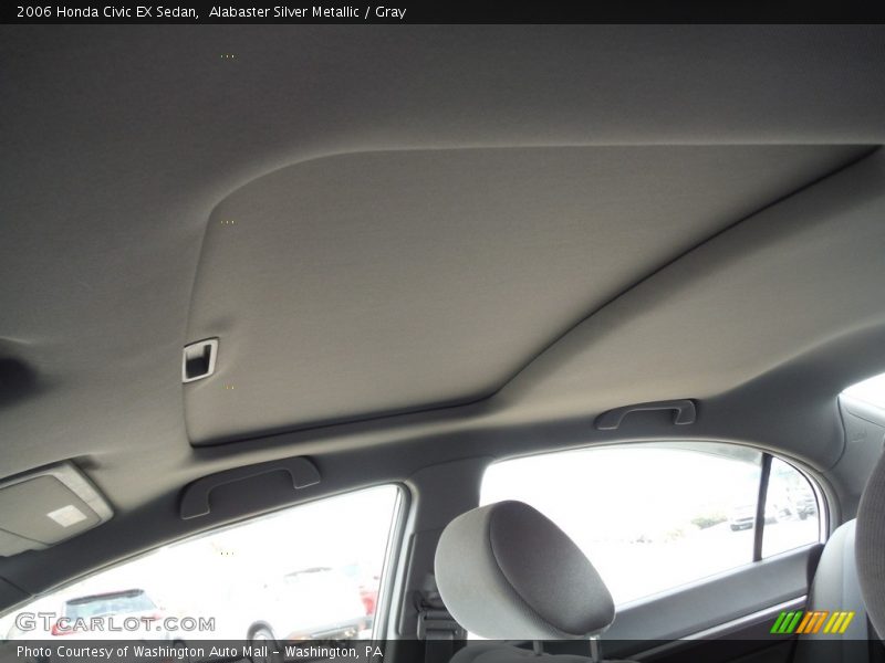 Alabaster Silver Metallic / Gray 2006 Honda Civic EX Sedan
