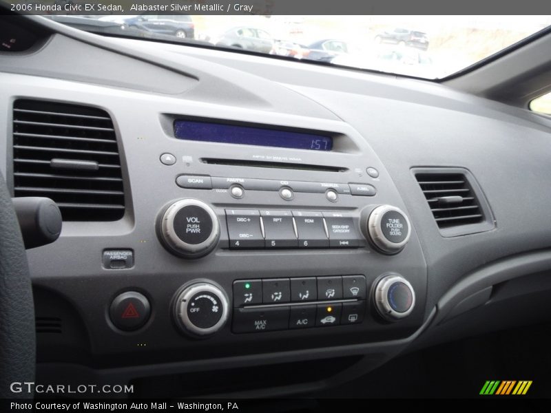 Alabaster Silver Metallic / Gray 2006 Honda Civic EX Sedan