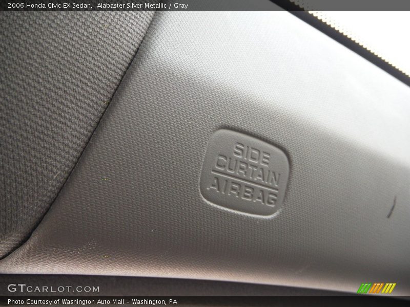 Alabaster Silver Metallic / Gray 2006 Honda Civic EX Sedan