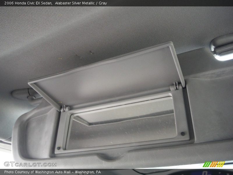 Alabaster Silver Metallic / Gray 2006 Honda Civic EX Sedan