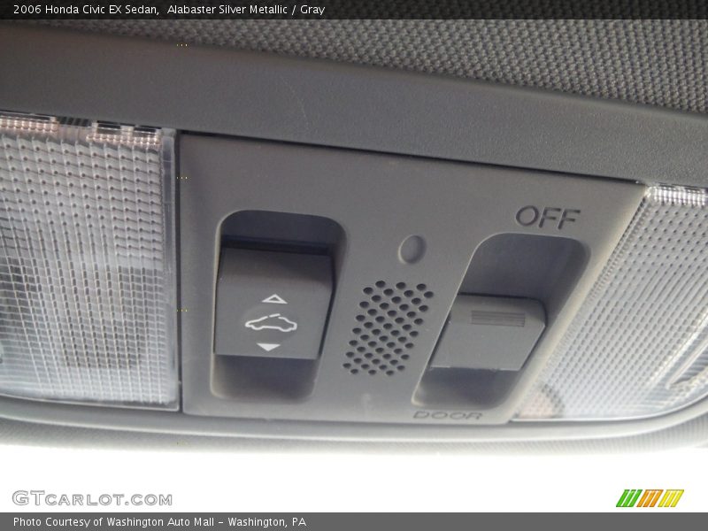 Alabaster Silver Metallic / Gray 2006 Honda Civic EX Sedan