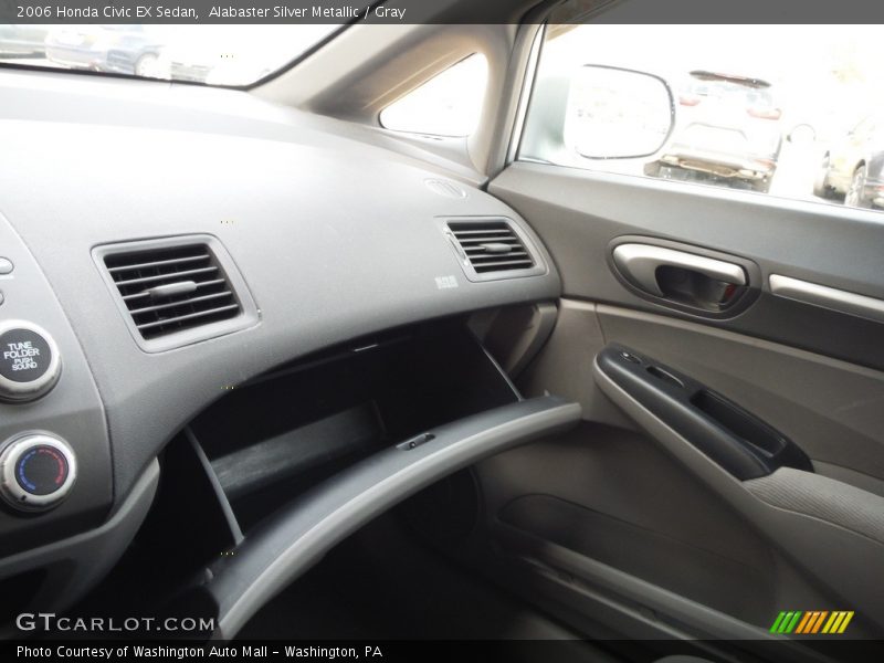 Alabaster Silver Metallic / Gray 2006 Honda Civic EX Sedan