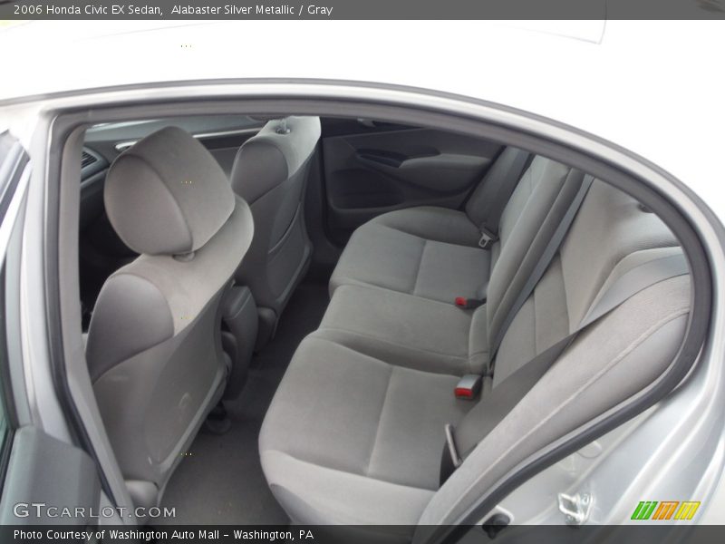 Alabaster Silver Metallic / Gray 2006 Honda Civic EX Sedan