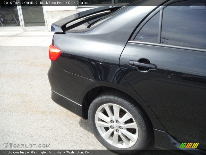 Black Sand Pearl / Dark Charcoal 2010 Toyota Corolla S