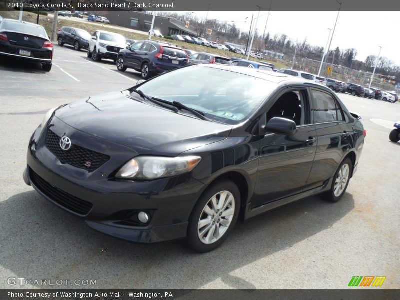 Black Sand Pearl / Dark Charcoal 2010 Toyota Corolla S