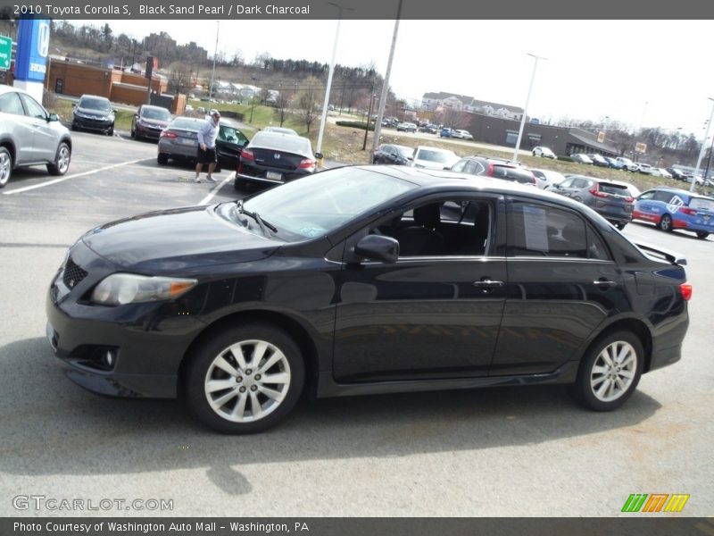 Black Sand Pearl / Dark Charcoal 2010 Toyota Corolla S