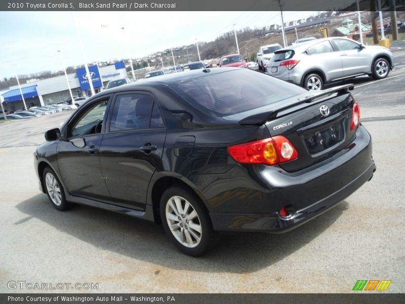 Black Sand Pearl / Dark Charcoal 2010 Toyota Corolla S