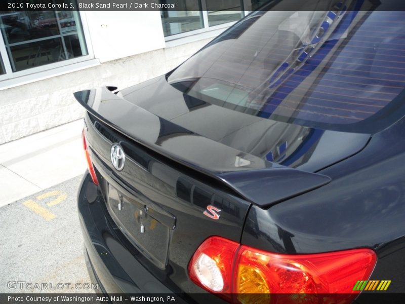 Black Sand Pearl / Dark Charcoal 2010 Toyota Corolla S