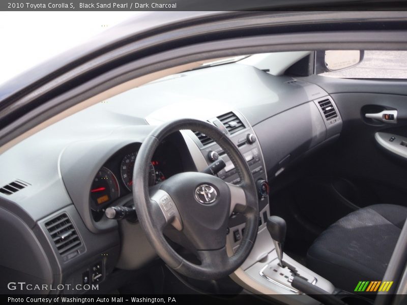 Black Sand Pearl / Dark Charcoal 2010 Toyota Corolla S