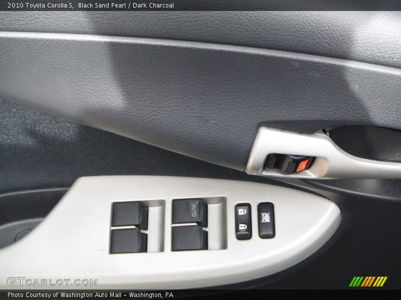 Black Sand Pearl / Dark Charcoal 2010 Toyota Corolla S