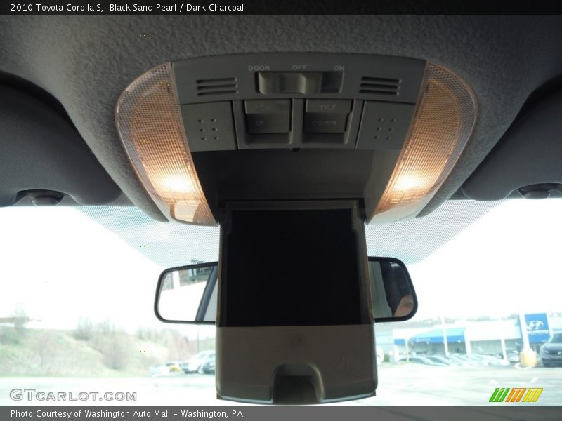 Black Sand Pearl / Dark Charcoal 2010 Toyota Corolla S