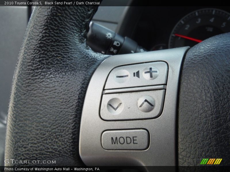 Black Sand Pearl / Dark Charcoal 2010 Toyota Corolla S