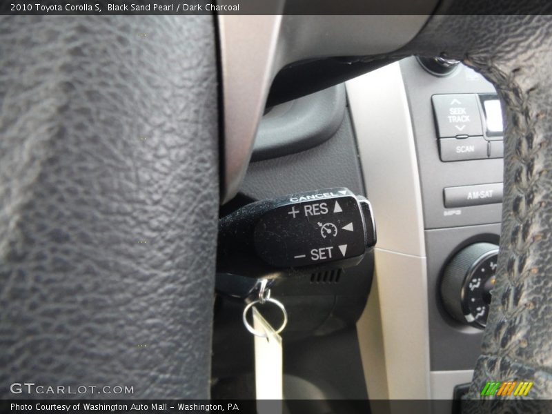 Black Sand Pearl / Dark Charcoal 2010 Toyota Corolla S