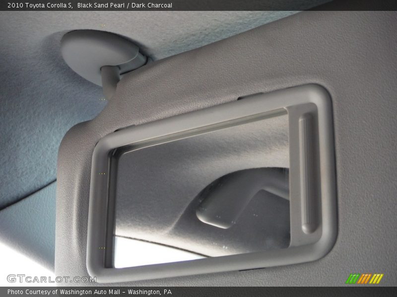Black Sand Pearl / Dark Charcoal 2010 Toyota Corolla S